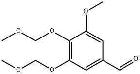 Benzaldehyde, 3-methoxy-4,5-bis(methoxymethoxy)- Structural