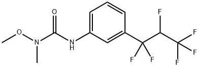 Urea, N'-[3-(1,1,2,3,3,3-hexafluoropropyl)phenyl]-N-methoxy-N-methyl- Structural