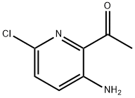 Ethanone, 1-(3-amino-6-chloro-2-pyridinyl)- Structural