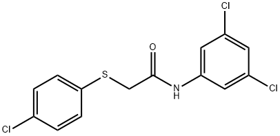 Acetamide, 2-[(4-chlorophenyl)thio]-N-(3,5-dichlorophenyl)- Structural