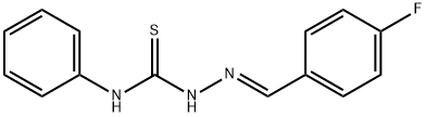 Hydrazinecarbothioamide, 2-[(4-fluorophenyl)methylene]-N-phenyl-, (2E)- Structural