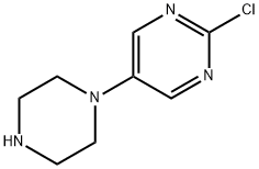 Pyrimidine, 2-chloro-5-(1-piperazinyl)- Structural