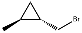 Cyclopropane, 1-(bromomethyl)-2-methyl-, (1S,2S)- Structural