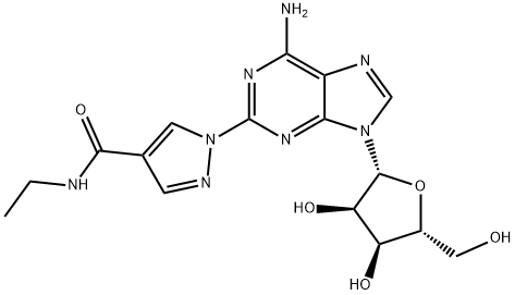 2-[4-[(ethylamino)carbonyl]-1H-pyrazol-1-yl]adenosine