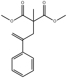 Propanedioic acid, 2-methyl-2-(2-phenyl-2-propen-1-yl)-, 1,3-dimethyl ester Structural