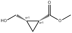 rel-Methyl (1R,2S)-2-(hydroxymethyl)cyclopropane-1-carboxylate Structural