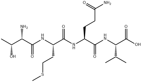 L-Valine, L-threonyl-L-methionyl-L-glutaminyl- (9CI) Structural