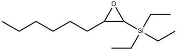 Oxirane, 2-hexyl-3-(triethylsilyl)- Structural