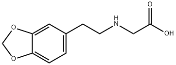 Glycine, N-[2-(1,3-benzodioxol-5-yl)ethyl]- Structural