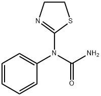 Urea, N-(4,5-dihydro-2-thiazolyl)-N-phenyl- Structural