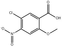 Benzoic acid, 5-chloro-2-methoxy-4-nitro- Structural