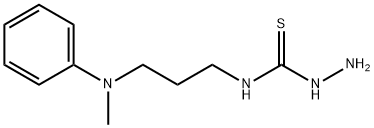 Hydrazinecarbothioamide, N-[3-(methylphenylamino)propyl]- Structural