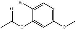 Phenol, 2-bromo-5-methoxy-, 1-acetate Structural