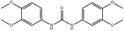 Urea, N,N'-bis(3,4-dimethoxyphenyl)- Structural