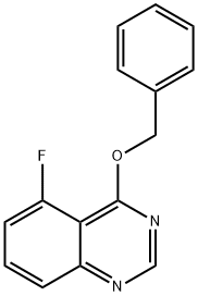 Quinazoline, 5-fluoro-4-(phenylmethoxy)- Structural