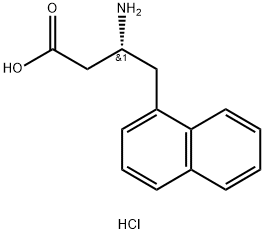 H-D-b-HoAla(1-naphthyl)-OH.HCl Structural