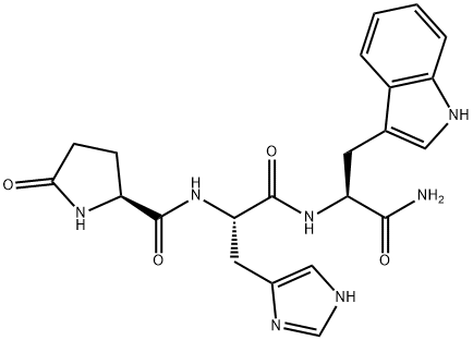 L-Tryptophanamide, 5-oxo-L-prolyl-L-histidyl- Structural