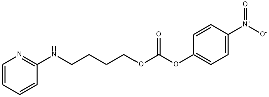 Carbonic acid, 4-nitrophenyl 4-(2-pyridinylamino)butyl ester Structural