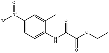 Acetic acid, 2-[(2-methyl-4-nitrophenyl)amino]-2-oxo-, ethyl ester Structural