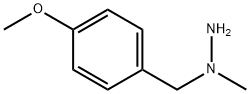 Hydrazine, 1-[(4-methoxyphenyl)methyl]-1-methyl- Structural
