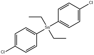 Stannane, bis(4-chlorophenyl)diethyl- Structural
