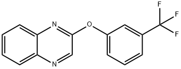 Quinoxaline, 2-[3-(trifluoromethyl)phenoxy]- Structural