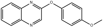 Quinoxaline, 2-(4-methoxyphenoxy)- Structural