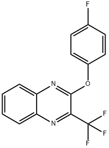Quinoxaline, 2-(4-fluorophenoxy)-3-(trifluoromethyl)- Structural