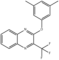 Quinoxaline, 2-(3,5-dimethylphenoxy)-3-(trifluoromethyl)- Structural
