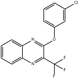 Quinoxaline, 2-(3-chlorophenoxy)-3-(trifluoromethyl)- Structural