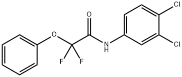 Acetamide, N-(3,4-dichlorophenyl)-2,2-difluoro-2-phenoxy- Structural