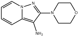 Pyrazolo[1,5-a]pyridin-3-amine, 2-(4-morpholinyl)- Structural