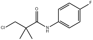 Propanamide, 3-chloro-N-(4-fluorophenyl)-2,2-dimethyl- Structural