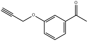 Ethanone, 1-[3-(2-propyn-1-yloxy)phenyl]- Structural