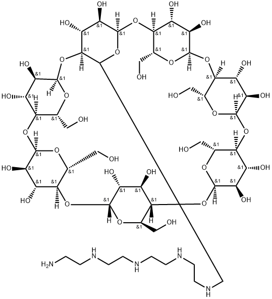 Mono-(6-(tetraethylenepentamine)-6-deoxy)-beta-Cyclodextrin