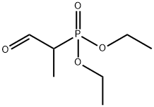 Phosphonic acid, P-(1-methyl-2-oxoethyl)-, diethyl ester Structural