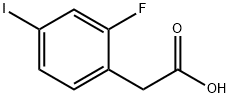 Benzeneacetic acid, 2-fluoro-4-iodo- Structural