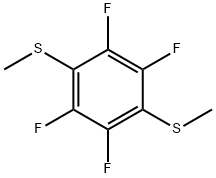 Benzene, 1,2,4,5-tetrafluoro-3,6-bis(methylthio)- Structural