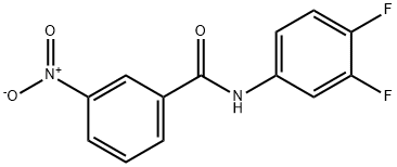 Benzamide, N-(3,4-difluorophenyl)-3-nitro- Structural