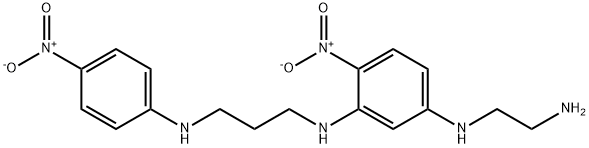 N~1~-(2-aminoethyl)-4-nitro-N~3~-{3-[(4-nitrophenyl)amino]propyl}benzene-1,3-diamine Structural