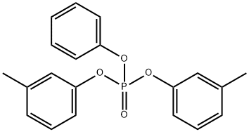 Di-m-tolylphenyl phosphate Structural