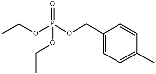 Phosphoric acid, diethyl (4-methylphenyl)methyl ester Structural