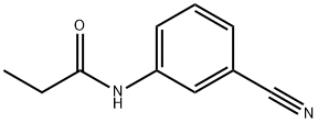 Propanamide, N-(3-cyanophenyl)- Structural