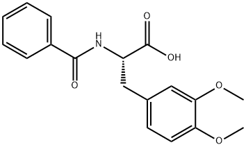 Tyrosine, N-benzoyl-3-methoxy-O-methyl- Structural