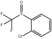 Benzene, 1-chloro-2-[(trifluoromethyl)sulfinyl]- Structural
