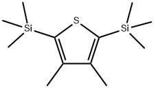 Thiophene, 3,4-dimethyl-2,5-bis(trimethylsilyl)- Structural