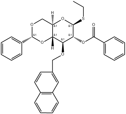 Ethyl 2-O-benzoyl-3-O-(2-methylnaphthyl)-4,6-O-benzylidene-1-thio-β-D-glucopyranoside