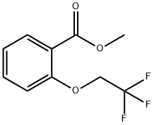 Benzoic acid, 2-(2,2,2-trifluoroethoxy)-, methyl ester Structural