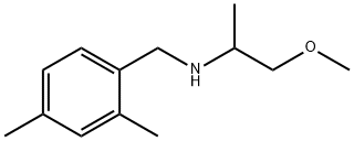 Benzenemethanamine, N-(2-methoxy-1-methylethyl)-2,4-dimethyl- Structural