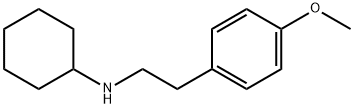 Benzeneethanamine, N-cyclohexyl-4-methoxy- Structural